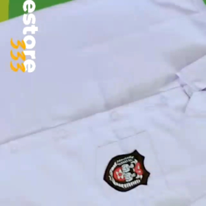 Baju putih SD lengan panjang Seragam sekolah terbaik.kain oxford
