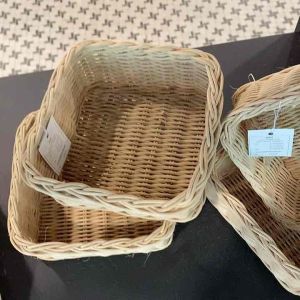 JARO Square Rattan Nut Multi Purpose Basket