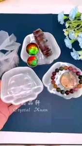 【现货】透石膏底盘cinnamoroll Selenite▪️强力净化消磁|放大水晶能量 •