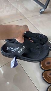 Cania รูปแบบ CN 51017 สีดำ/เทา รองเท้าแตะ Cania (คาเนีย ดูแล...) คลิกที่ชู่