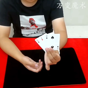 MagicKing换牌高手魔术牌1 Pcs 3 Cards Monte Magic Card Three Card Poker Monte Card Trick Easy Classic Magic