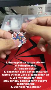 FACE STICKER TATTOO MALAYSIA MERDEKA