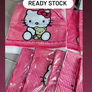 Kantong Plastik Pond Oval  HELLO KITTY isi 50 LEMBAR