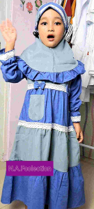 gamis anak perempuan canda warna/gamis anak terlaris canda