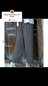 Celana Crinkle Kulot: Tampil Nyaman dan Stylish