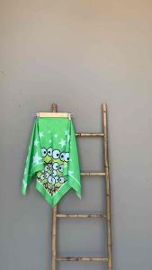 Voal Printing Anak Motif Keropi / Hijab Anak Motif Lucu
