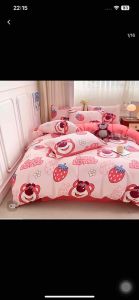 ชุดเครื่องนอน เซ็ท 6 ชิ้น ลายการ์ตูน มี 3 ขนาด (3.5ฟุต56) "ทุกขนาดจะได้รับผ้านวมขนาด6ฟุต