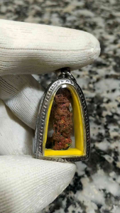 Colorful Pillar Leklai Pendant 彩柱力泥吊坠 Leklai Amulet 马来西亚力泥 100% Natural Leklai Malaysia