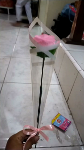 Bunga Mawar Palsu Premium 1 Tangkai Edisi Hari Guru