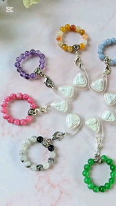 ประคำนิ้วหินมงคล พร้อมจี้หลวงปู่ดู่ ไว้กำสวดมนต์