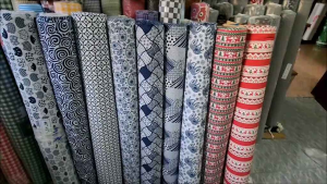 ผ้าฝ้าย แท้ 100% พร้อมส่ง ตัดชิ้นยาวได้ พิมพ์ลาย กว้าง 110-115ซม