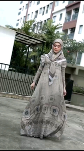 OMEIRO ETNIKA: Baju Dress Gamis Syari Muslimah Etnika Series By Omeiro Addict. Nazra Sha