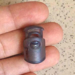 5 cái - Nút chặn nhựa màu trong đặc biệt dùng trong thời trang giày balo cố định đồ vật