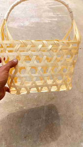 Keranjang Bambu Ukuran 20x10x15 keranjang parsel hampers souvernir serbaguna