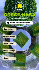 GRECE BODY CRYSTAL| GRECE PENGHILANG BAU BADAN| GRECE DEODORANT|