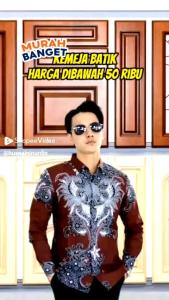 Batik Sabarti - Baju Batik Pria Kemeja Batik Pekalongan Murah Lengan Panjang Adem Motif Terbaru New Modern Seragam Pesta Resepsi Kantor Dinas Keren dan Trendy NZ K05