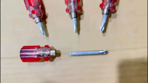 Obeng Mini Cebol Pendek 2 in 1 Way Plus Minus Serbaguna Universal