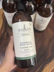 Sữa tắm thảo dược Sukin Signature Botanical Body Wash chai 1 lít