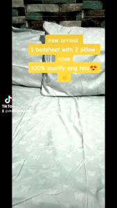 3in1 bedsheet with 2 pillow case fullygarterized high quality bedsheets