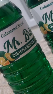 Mr. Brin Dishwashing Liquid (concentrated) with Calamansi Scent. 350ml