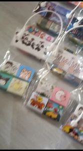 Desain Coklat Karakter & Souvenir Ulang Tahun Anak