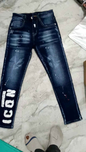 Quần jean size nhỡ màu xanh