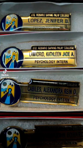 Customize Awards pin and nameplate Decorations