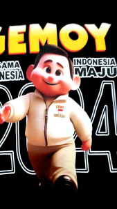 Kaos Dewasa Dan Anak2 Gemoy Bdr Viral 2024 Kaos Anak Kaos Murah Gemoy Capres Prabowo Gibran