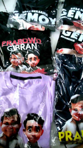 Kaos Dewasa dan Anak Gemoy Prabowo Gibran Bdr Indonesia Maju Viral 2024