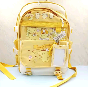 Ransel Import FREE PERNAK PERNIK / Tas Sekolah Sanrio Kuromi / Ransel Sekolah Pompompurine / Tas Backpack Melody / PompomPurin