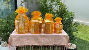 ถุงใส่สังฆทาน 12 ใบ ยกแพ็ค ขายยกแพ็ค ผ่าน กระเป๋าของ งานไทย