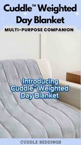 Cuddle™ Weighted Day Blanket/ Weighted Lap Pad/ Weighted Throw Blanket