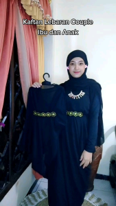Outer Kaftan Sabrina Couple Ibu Dan Anak Terbaru // Outer Terlaris // Outer Kondangan Simpel dan Elegan