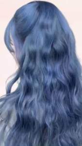 Thuốc nhuộm tóc màu Light Blue / màu Xanh Khói - Cần tẩy / Nhuộm tóc tiện lợi tại nhà - Tặng kèm oxi trợ nhuộm