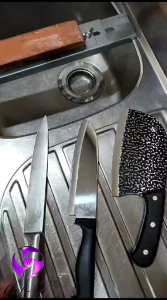 Tatakan Batu Asahan Besi & Sink Holder Adjustable