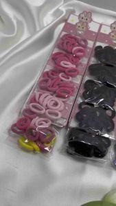 Ikat Rambut Elastis Labubu Kart Panjang Isi 50pcs