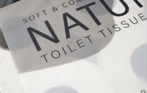 (100 Rolls/Bundle x 300sheets) Nature Toilet Roll/Gulung Tisu/2-Ply Soft Toilet Roll Tissue - Virgin Pulp