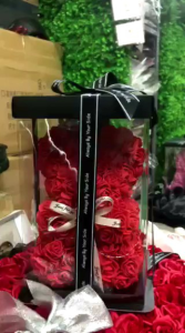 Gấu hoa hồng full box  quà tặng cho ngày valentine giáng sinh thật ý nghĩa