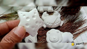 1000an paket mainan mewarnai gypsum sudah lengkap dengan cat