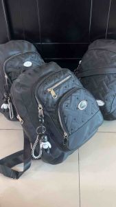 Jilin Bags Tas Ransel sekolah salur kombinasi mocca