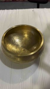 Authentic Hand-Beaten Tibetan Singing Bowl – Bronze 8-18 cm | Deep Resonant Sound for Meditation & Healing