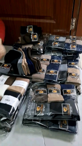 Set 10 Đôi Tất Vớ Lót Lông Nỉ Giữ Nhiệt tối màu cho cả gia đình Cao Cổ Siêu Ấm