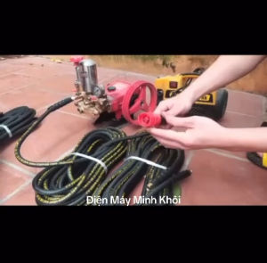 ( Tặng Kèm Béc Xịt ) 10m15m20m Ống Dây Rửa Xe Cao Cấp Lõi Thép Taiwan Ren Trong 13mm