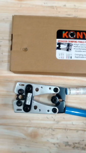 KONY คีมย้ำสายไฟ 6-50mm² รุ่น HX-50B คีมย้ำหางปลา ขนาดใหญ่ ปรับเปลี่ยนหัว