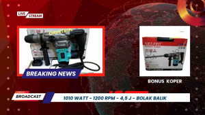 Mesin Bor Bobok Beton Rotary Hammer Drill SDS Plus 28mm HR28 Bolak Balik NRT HR28HD Korea HR 28 HD