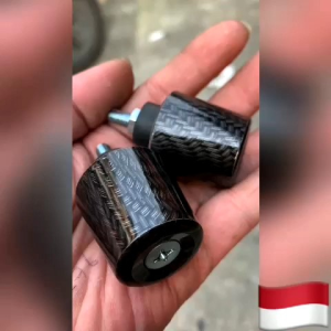 JALU STANG / BANDUL STANG CARBON CORAK ANYAMAN BAMBU / KARBON / BAR END CARBON / KARBON UNIVERSAL MOTOR / BISA UNTUK SEMUA MOTOR