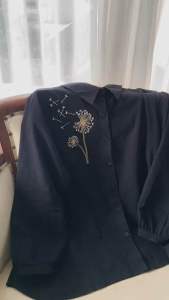 Atasan Musimah Polos Blomy Jesica Jumbo Blouse Busui Friendly Bahan Linen LD135