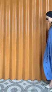 MIDI DRESS POLOS BUSUI POLO LINEN PREMIUM / MIDI DRESS KANCING DEPAN