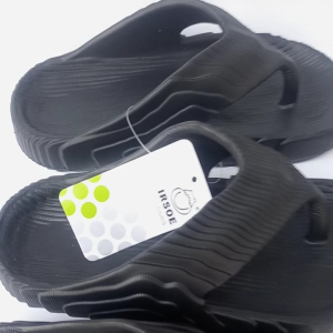 All Black - Sandal Jepit Karet Eva Anak Tanggung ukuran 30-35 - Sandal jepit harian