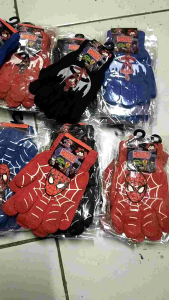 3PASANG  SARUNG TANGAN ANAK 3TAHUN-7TAHUN MURAH NAMPOL RANDOM WARNA POROMO COD